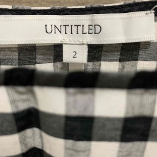 アンタイトル(UNTITLED)の新品　untitledブラウス(シャツ/ブラウス(半袖/袖なし))