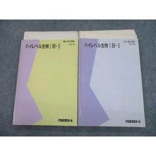 VG05-100 代ゼミ 代々木ゼミナール ハイレベル生物IB・II テキスト 2001 第1学期 中嶋寛 08m0D