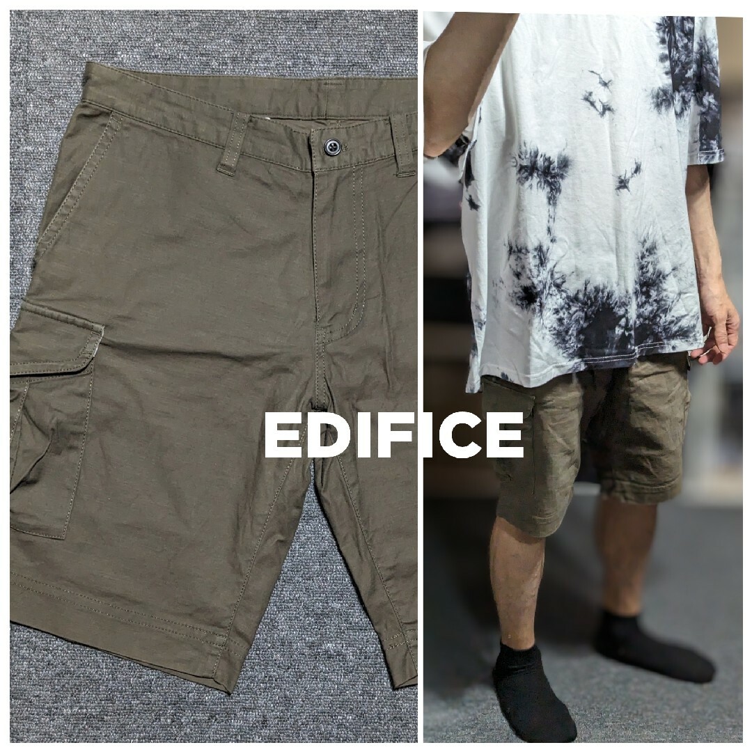 EDIFICE - EDIFICEハーフパンツカーゴパンツショートパンツメンズ