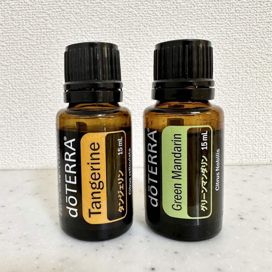 doTERRA - ドテラ タンジェリン、グリーンマンダリン 新品・未開封 2本
