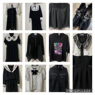 ROJITA - 地雷系 ワンピース トップス スカート 靴 全身セット 長袖