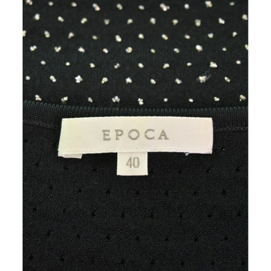EPOCA(エポカ)のEPOCA エポカ ベスト/ノースリーブ 40(M位) 黒xゴールド系(ドット) 【古着】【中古】 レディースのトップス(ベスト/ジレ)の商品写真