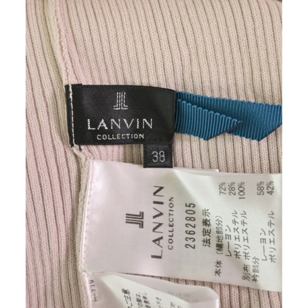 LANVIN en Bleu(ランバンオンブルー)のLANVIN en bleu ブラウス 38(M位) ベージュ 【古着】【中古】 レディースのトップス(シャツ/ブラウス(長袖/七分))の商品写真