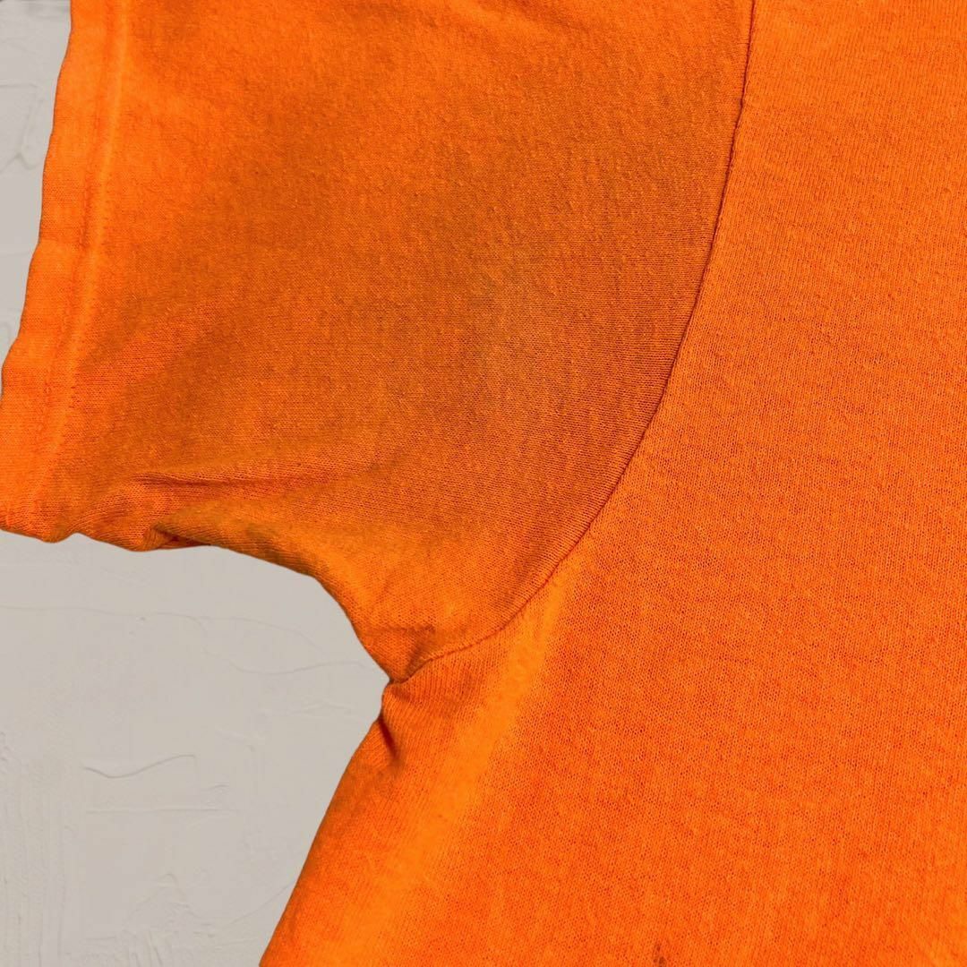 UNM DELTA ビンテージ古着 90s  オレンジ ハーレーダビッドソン メンズのトップス(Tシャツ/カットソー(半袖/袖なし))の商品写真