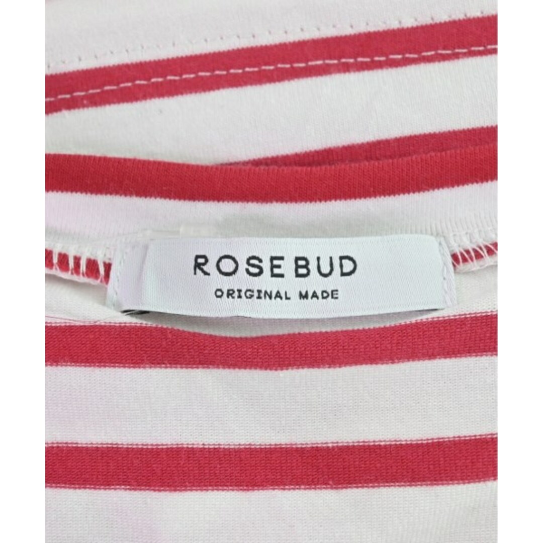 ROSE BUD(ローズバッド)のROSE BUD ローズバット ノースリーブ F 白x赤(ボーダー) 【古着】【中古】 レディースのトップス(タンクトップ)の商品写真