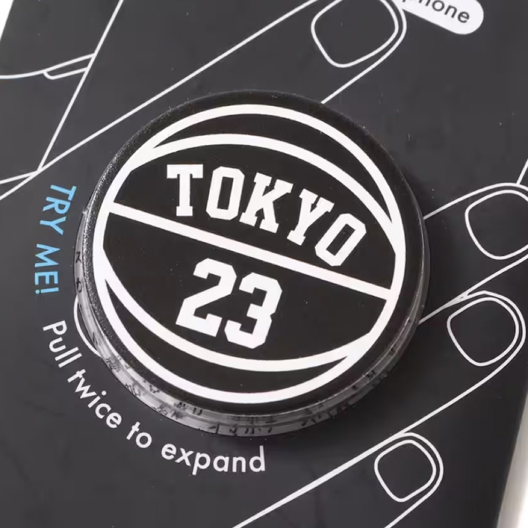 atmos(アトモス)のTOKYO 23 POP SOCKET BLACK ポップソケット ブラック スマホ/家電/カメラのスマホアクセサリー(その他)の商品写真