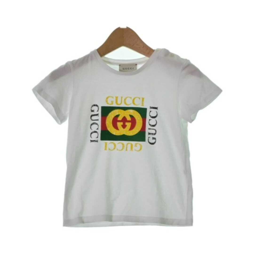 Gucci(グッチ)のGUCCI グッチ Tシャツ・カットソー 95 白 【古着】【中古】 キッズ/ベビー/マタニティのキッズ服女の子用(90cm~)(Tシャツ/カットソー)の商品写真