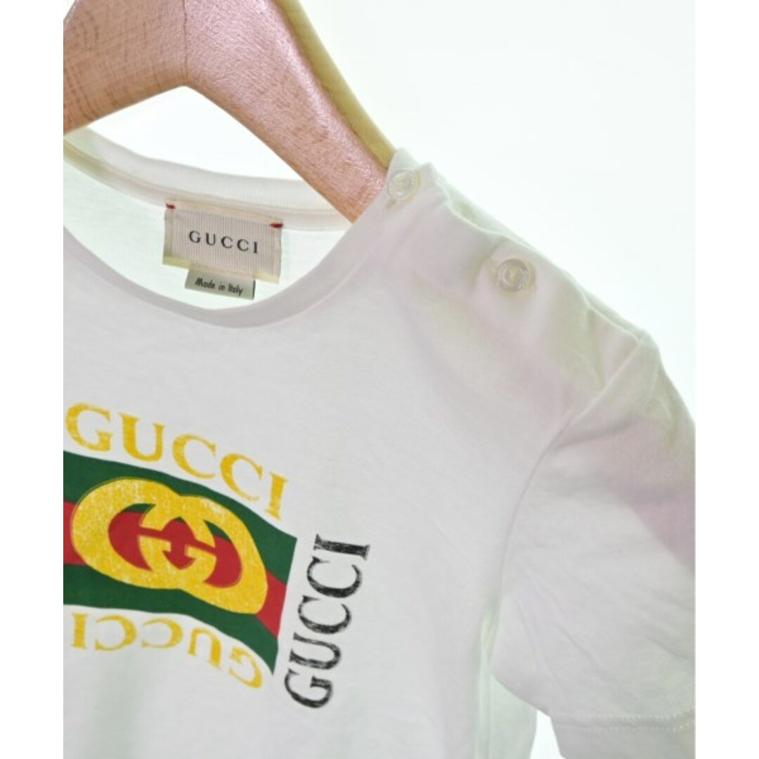 Gucci(グッチ)のGUCCI グッチ Tシャツ・カットソー 95 白 【古着】【中古】 キッズ/ベビー/マタニティのキッズ服女の子用(90cm~)(Tシャツ/カットソー)の商品写真