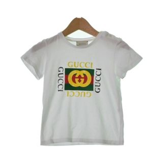 グッチ(Gucci)のGUCCI グッチ Tシャツ・カットソー 95 白 【古着】【中古】(Tシャツ/カットソー)