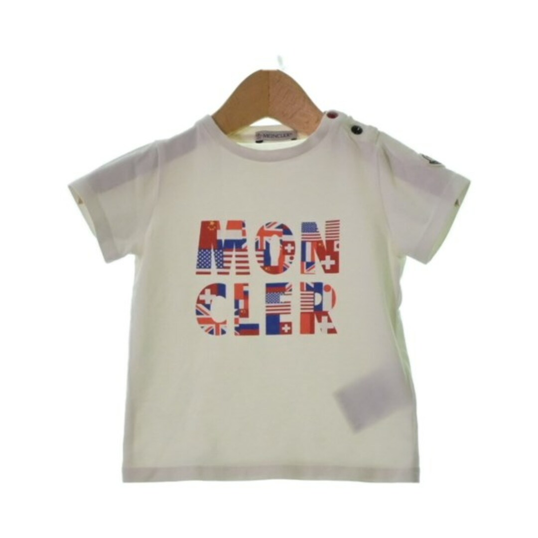 MONCLER(モンクレール)のMONCLER モンクレール Tシャツ・カットソー 80 白 【古着】【中古】 キッズ/ベビー/マタニティのキッズ服女の子用(90cm~)(Tシャツ/カットソー)の商品写真