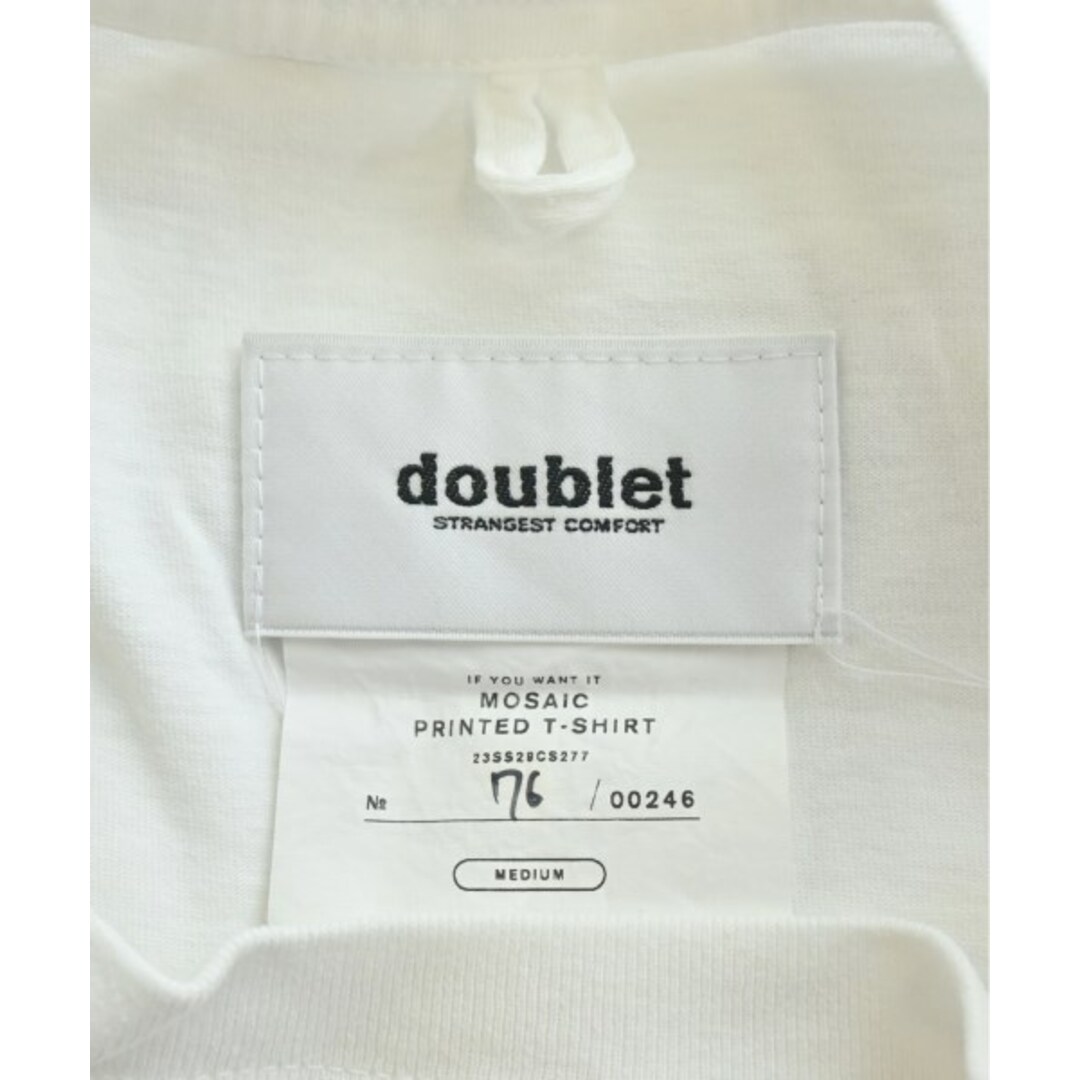 doublet ダブレット Tシャツ・カットソー M 白 - Tシャツ/カットソー