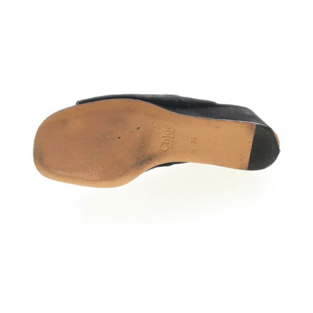 Chloe(クロエ)のChloe クロエ サンダル EU36(22.5cm位) 黒 【古着】【中古】 レディースの靴/シューズ(サンダル)の商品写真