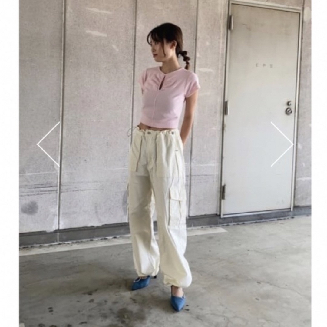 SLY - 即完売☆ MICHI x SLY ADJUST WAIST W CARGO☆白の通販 by n&k