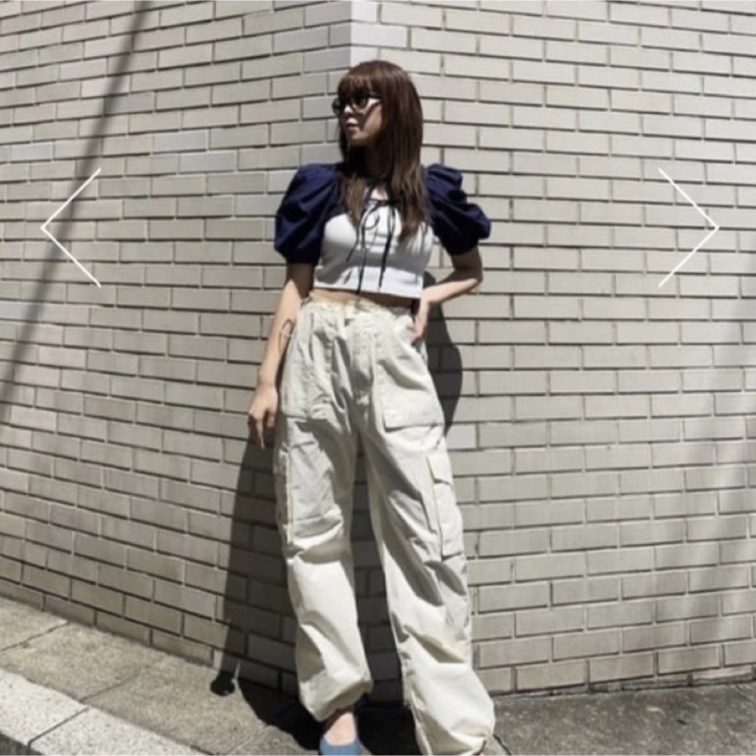 SLY - 即完売☆ MICHI x SLY ADJUST WAIST W CARGO☆白の通販 by n&k