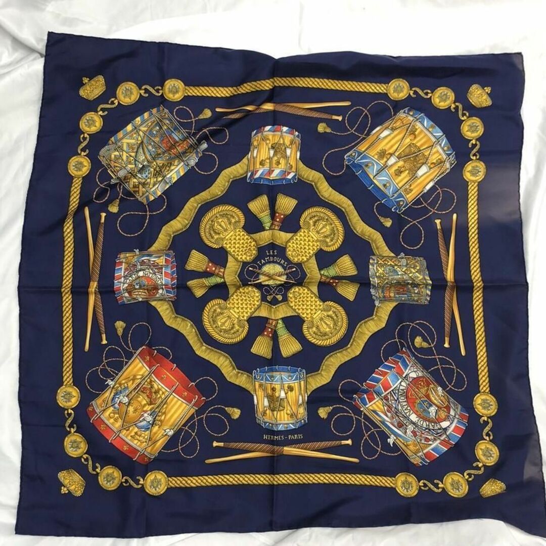 Hermes - HERMES エルメス カレ90 スカーフ バンダナ シルク ブランド
