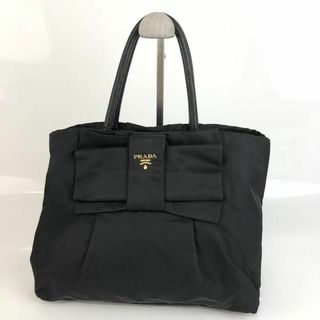 PRADA プラダ ハンドバッグ テスートリボン ブラック レディース ブランド