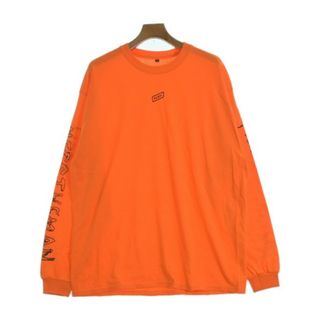 MESS THE MAN. メスザマン Tシャツ・カットソー XL オレンジ 【古着】【中古】(Tシャツ/カットソー(半袖/袖なし))
