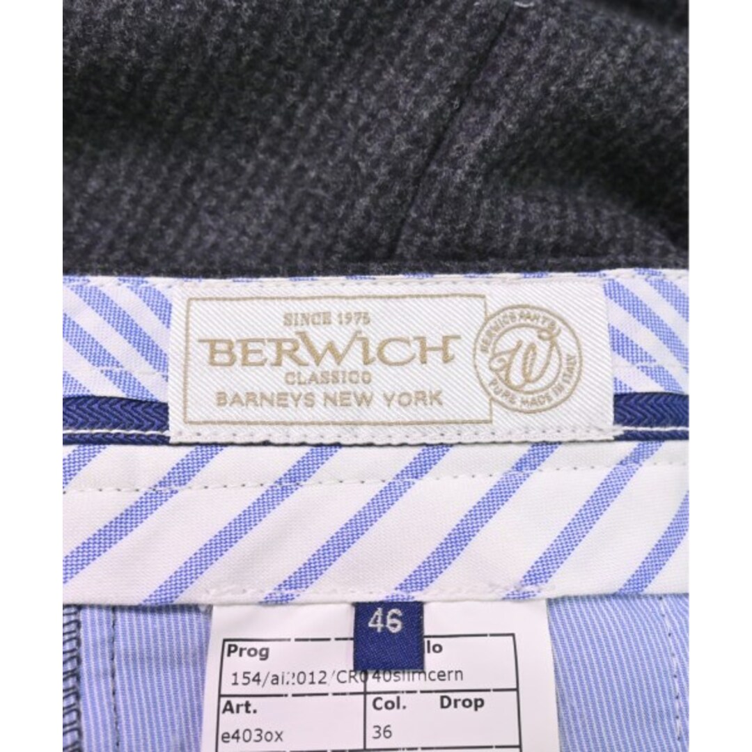 BERWICH - BERWICH ベルウィッチ スラックス 46(M位) ダークグレー