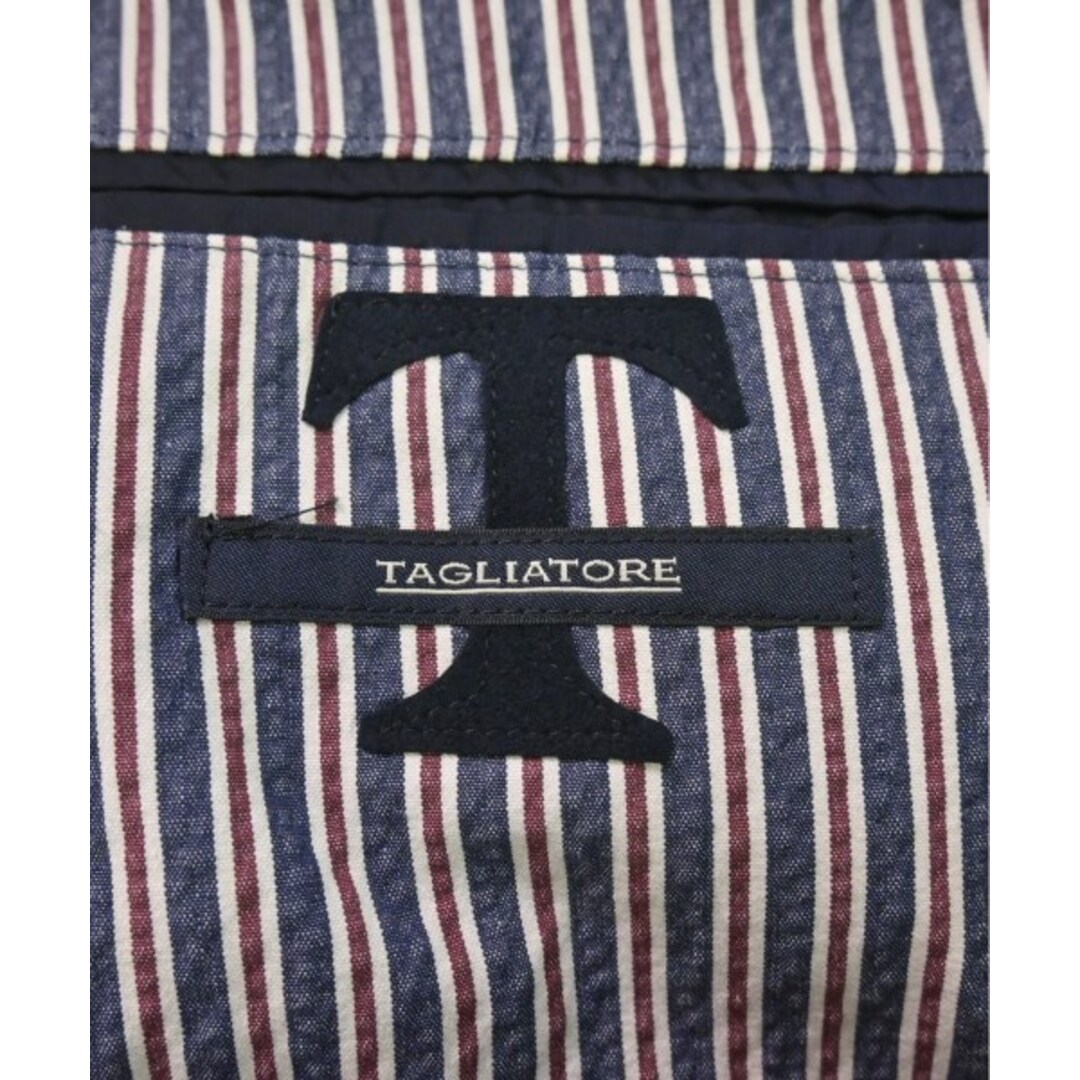 TAGLIATORE(タリアトーレ)のTAGLIATORE ジャケット 42(XS位) 紺x赤x白(ストライプ) 【古着】【中古】 メンズのジャケット/アウター(その他)の商品写真