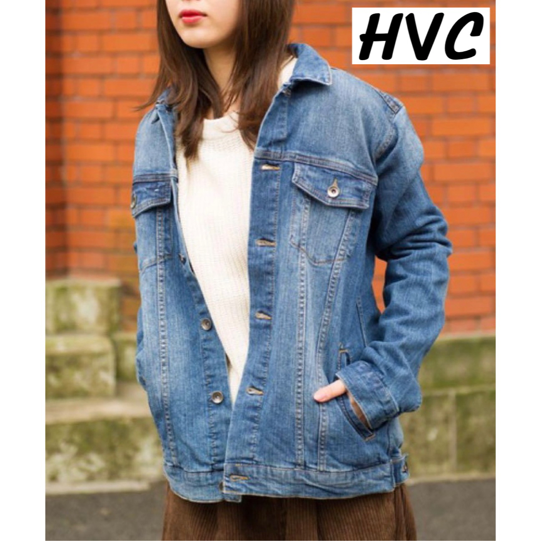 ◆ HVC (エイチブイシー) ストレッチ デニム Gジャン レディースのジャケット/アウター(Gジャン/デニムジャケット)の商品写真