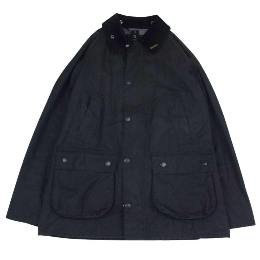 Barbour バブアー ジャケット 1502366 英国製 BEDALE SL ビデイル スリムフィット  ブラック系約525cm裄丈