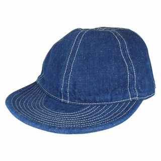 Nigel Cabourn ナイジェルケーボン 帽子 LYBRO ライブロ メカニック キャップ 帽子 インディゴブルー系【中古】(その他)