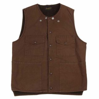 テンダーロイン(TENDERLOIN)のTENDERLOIN テンダーロイン ベスト T-DUCK VEST D ダック 裏地ボア ベスト ブラウン系【中古】(ベスト)