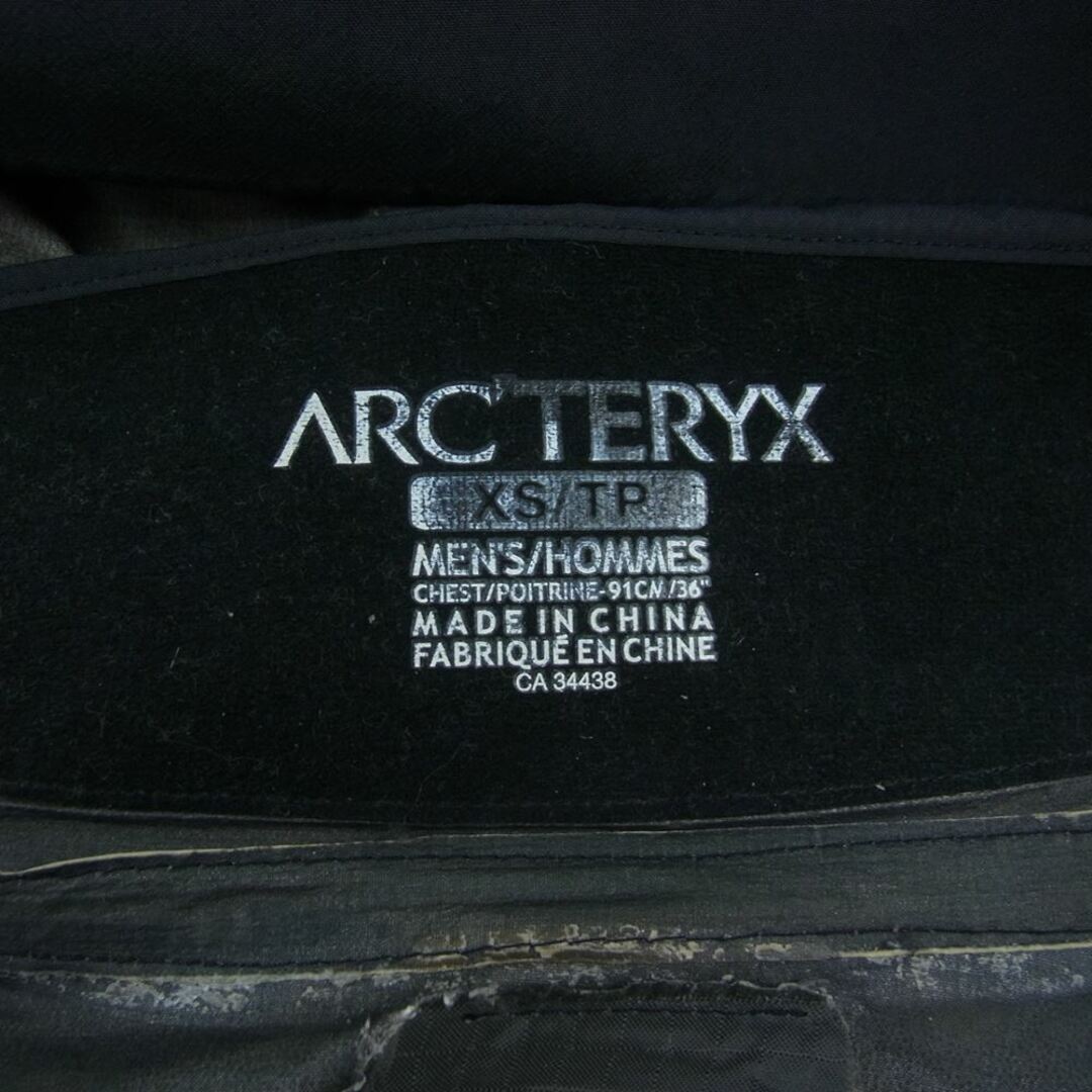 ARC'TERYX アークテリクス ナイロンジャケット CA34438 アルファSV GORE-TEX ゴアテックス マウンテンジャケット  ブラック系 XS