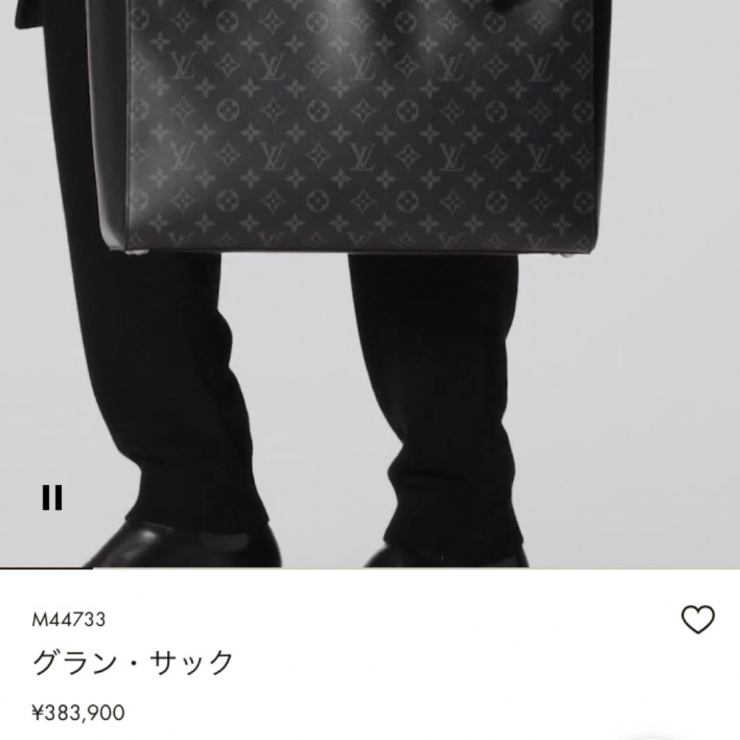 生産終了　LOUISVUITTON グラン・サック　定価¥383,900