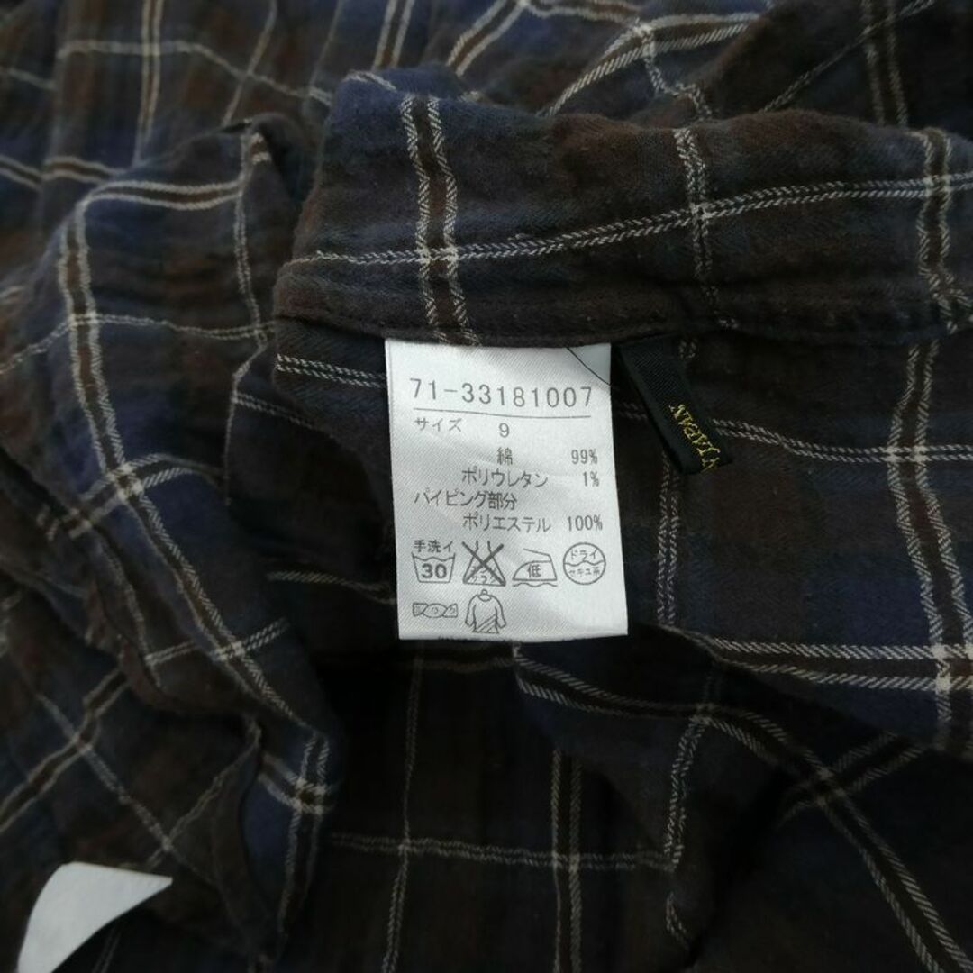 INED(イネド)のイネド レディース 長袖シャツ チェックシャツ Mサイズ レディースのトップス(シャツ/ブラウス(長袖/七分))の商品写真