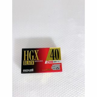 【未使用品】maxell HGX BLACK 40 TC-40 VHS C(その他)