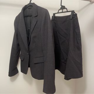 アオヤマ(青山)の洋服の青山 レディーススーツ チェック　値下げ交渉⭕️(スーツ)