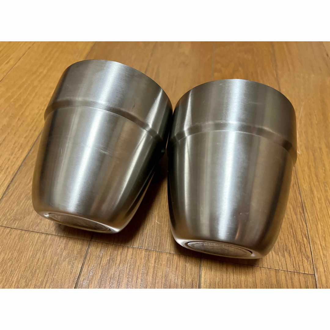 thermo mug(サーモマグ)のSTACKING TUMBLER S SILVER 2個セット　会員限定モデル スポーツ/アウトドアのアウトドア(食器)の商品写真