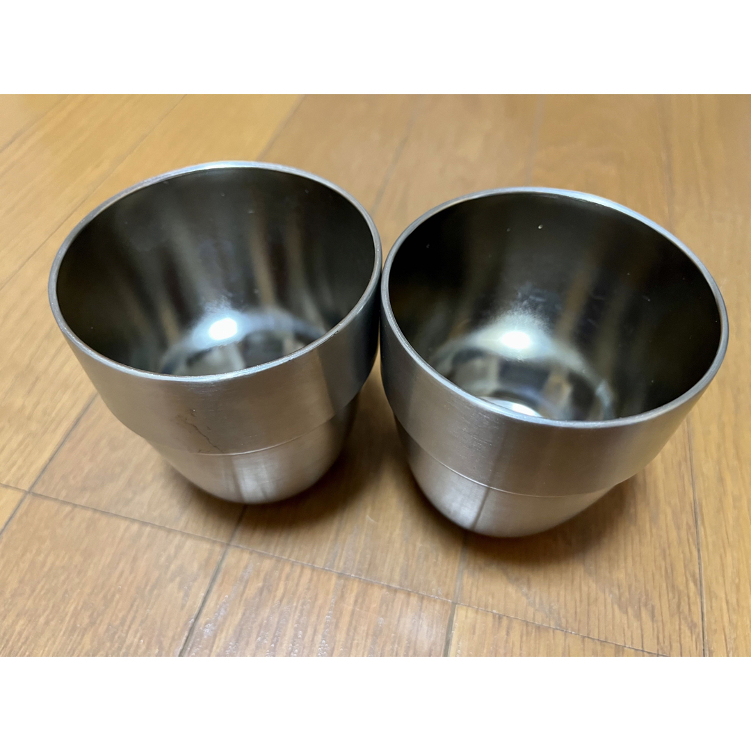 thermo mug(サーモマグ)のSTACKING TUMBLER S SILVER 2個セット　会員限定モデル スポーツ/アウトドアのアウトドア(食器)の商品写真