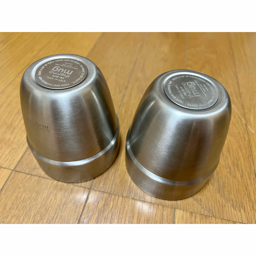 thermo mug(サーモマグ)のSTACKING TUMBLER S SILVER 2個セット　会員限定モデル スポーツ/アウトドアのアウトドア(食器)の商品写真