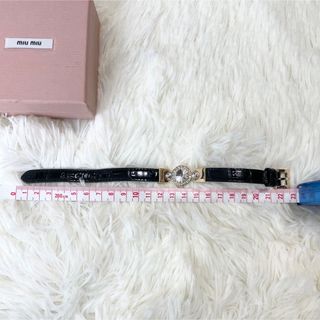 正規品　極美品　ミュウミュウ　MIUMIU　ブレスレット　ビジュー　185