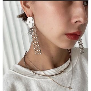 アメリヴィンテージ(Ameri VINTAGE)のAmeri VINTAGE BALL CHAIN PLATE PIERCE(ピアス)