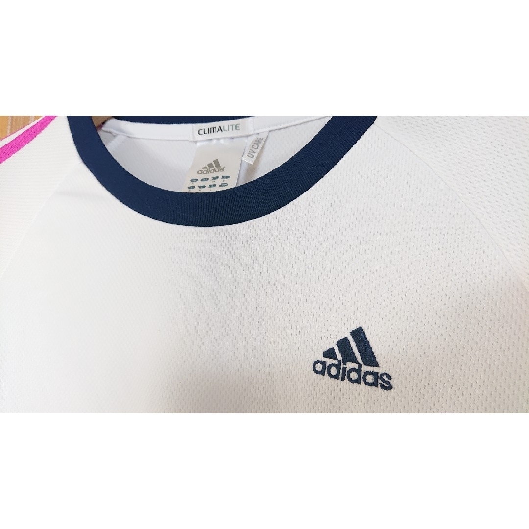 adidas(アディダス)のadidas UVCARE Tシャツ Lサイズ UVケア ディダス 通気性 レディースのトップス(Tシャツ(半袖/袖なし))の商品写真