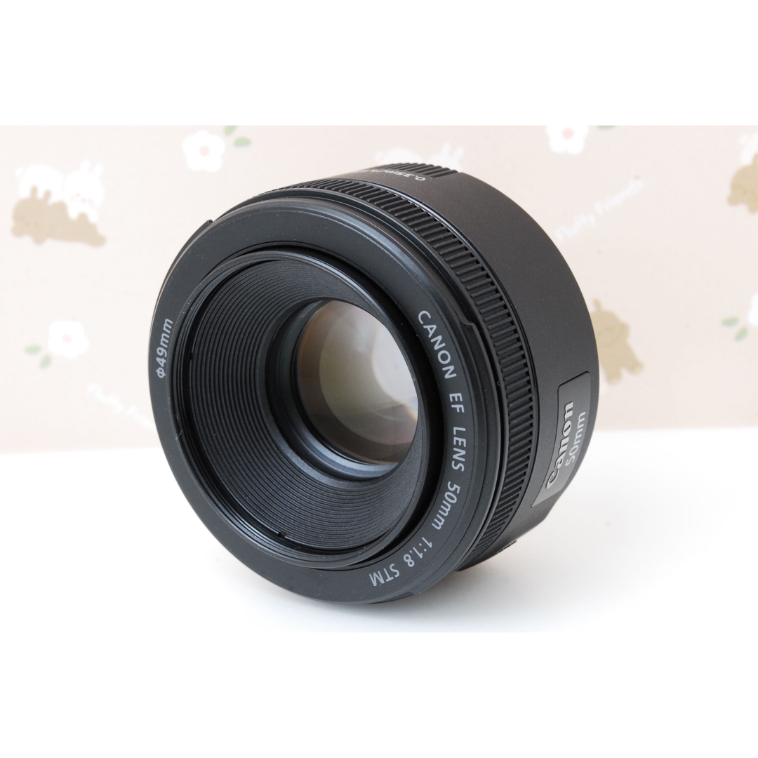 美品 Canon EF 50mm F1.8☆新型STM☆単焦点レンズ☆明るいボケ