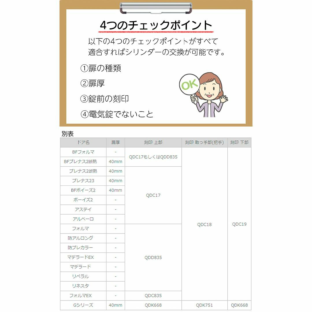 色: ゴールド】TOSTEMトステム 玄関ドア 鍵 交換用 DNシリンダー