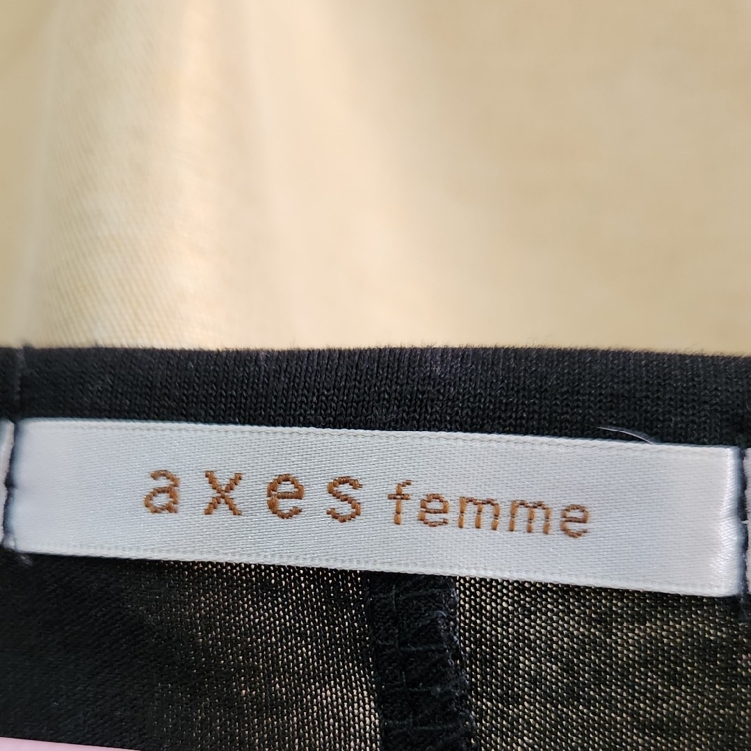 axes femme(アクシーズファム)のaxes　レース付Tシャツ レディースのトップス(Tシャツ(半袖/袖なし))の商品写真