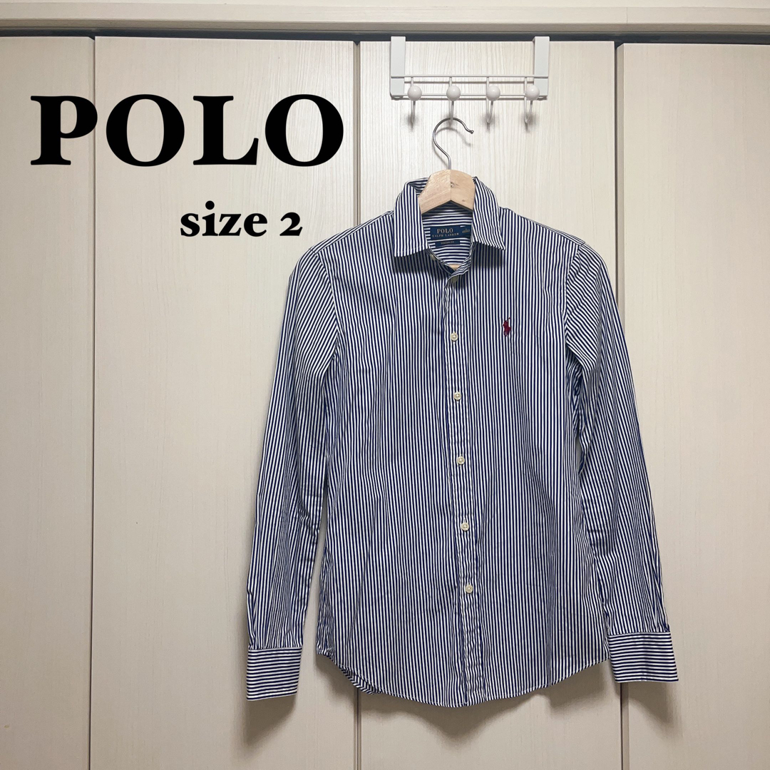 POLO ストライプシャツ