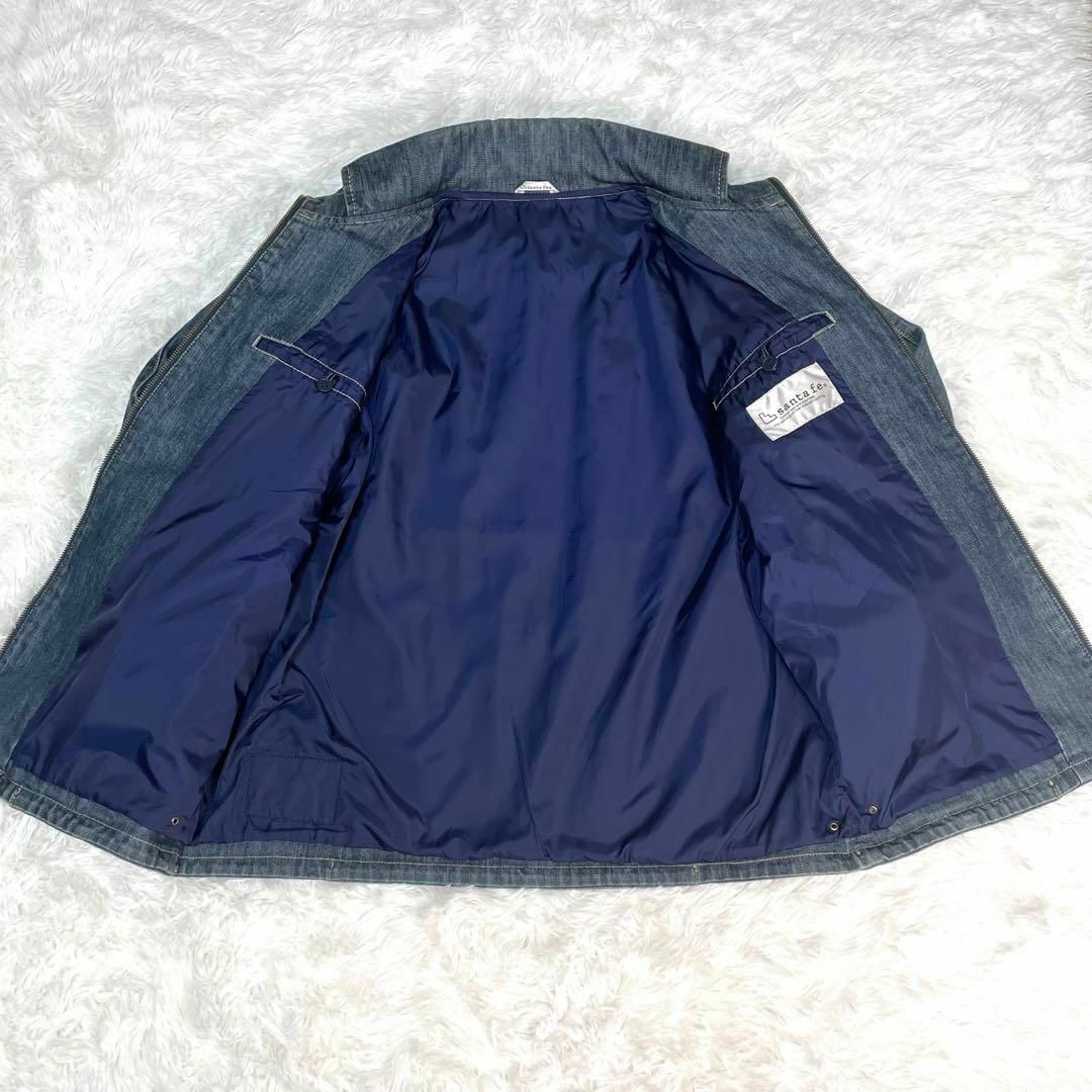 Santafe - 美品 サンタフェ デニムジャケット ロゴ革パッチ 国内 Santafe - 美品 サンタフェ デニムジャケット ロゴ革パッチ 国内