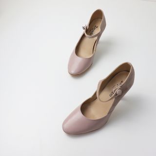 レペット(repetto)のrepetto レペット スエードストラップパンプス 36/ベージュ系 22.7cm【2400013468855】(ハイヒール/パンプス)