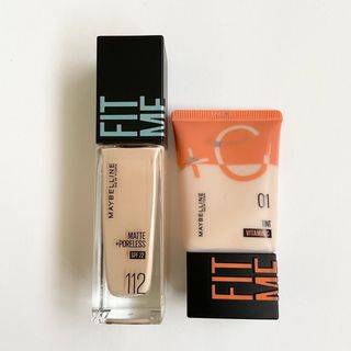 メイベリン(MAYBELLINE)の【新品】メイベリン フィットミー リキッド ファンデーション 112 ティント1(ファンデーション)