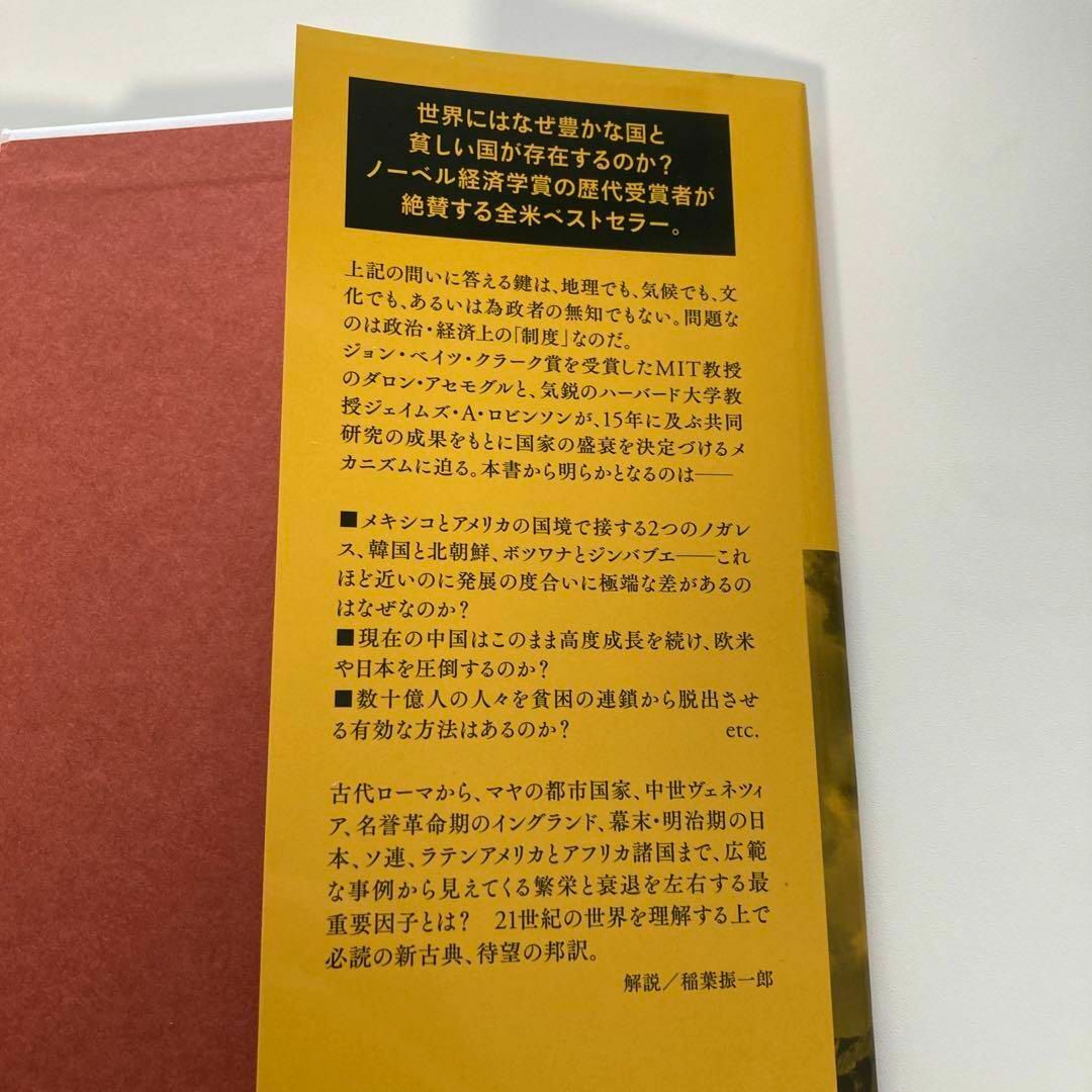 国家はなぜ衰退するのか 上 権力・繁栄・貧困の起源 エンタメ/ホビーの本(人文/社会)の商品写真