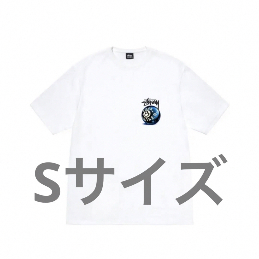 ステューシー パイル生地 半袖 Tシャツ ビッグロゴ デカロゴ S ブラック