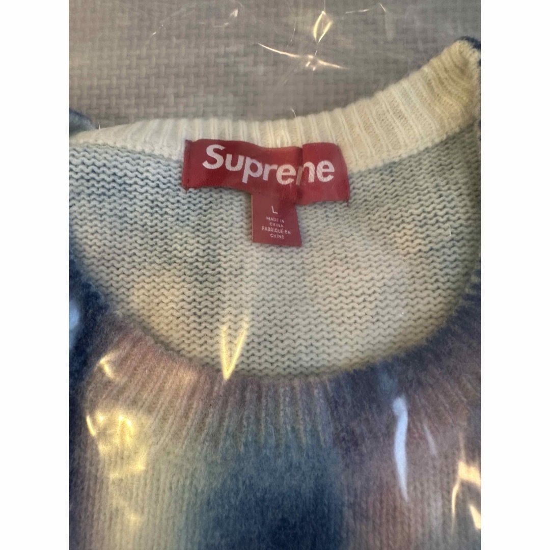 Supreme Supreme Blurred Logo Sweater 'Blue