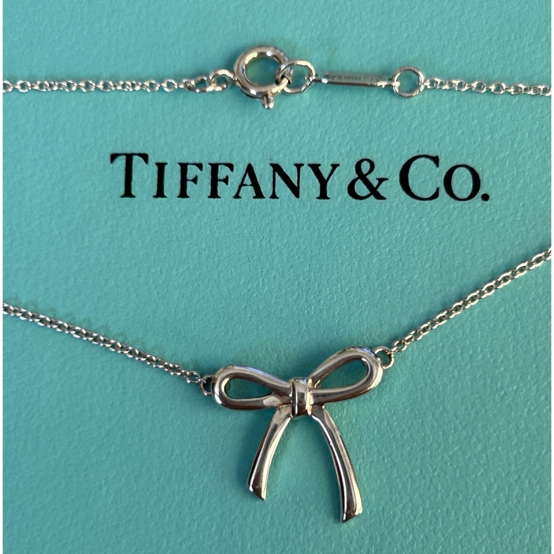 TIFFANY&Coティファニー  リボン　ボウ　ネックレス 1