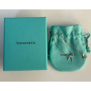 Tiffany\u0026Co ティファニー リボン ボウ ネックレス シルバー